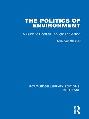 cover image of The Politics of Environment